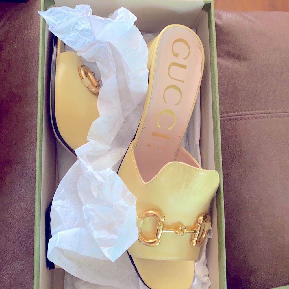 Gucci Baby Horsebit slide sandal